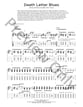 Death Letter Blues Guitar and Fretted sheet music cover